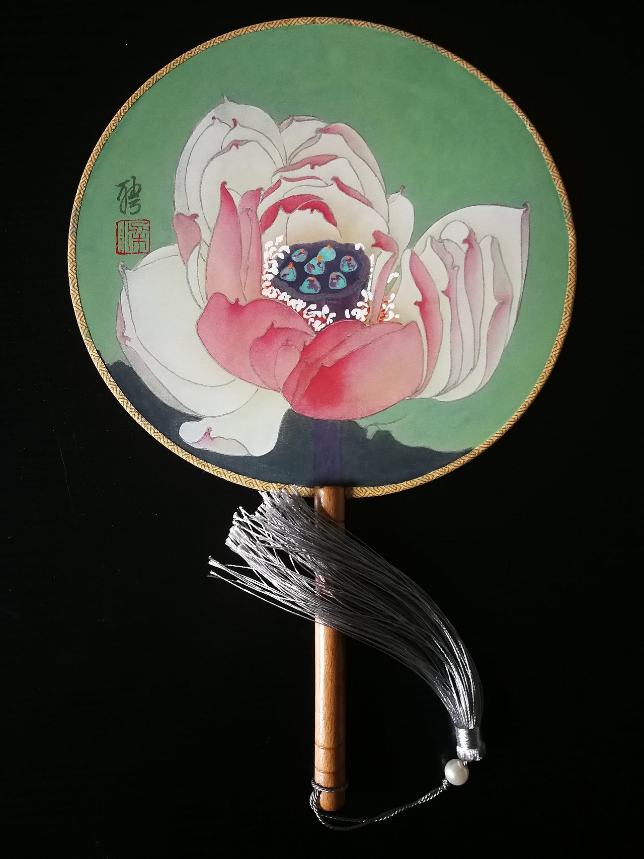 团扇|纯艺术|绘画|访之_原创作品-站酷zcool