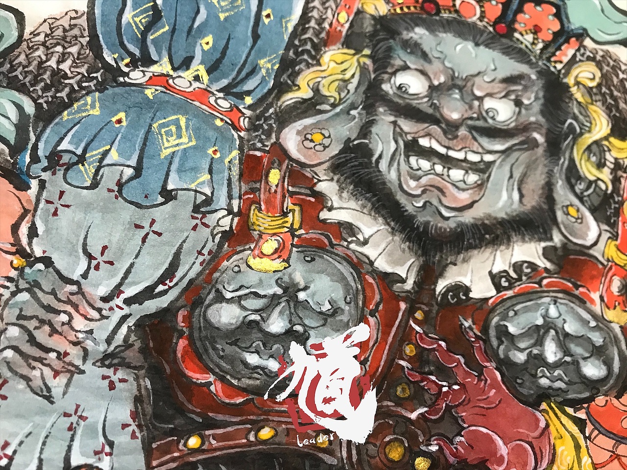 四天王像（图ZMjA1OTQyMDM2） - 绘画 - 站酷设计师尹鸣鸿原创素材 - 站酷ZCOOL