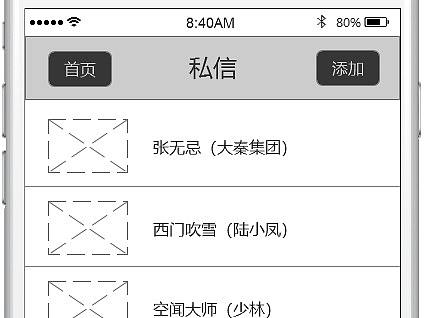 低保真原型图