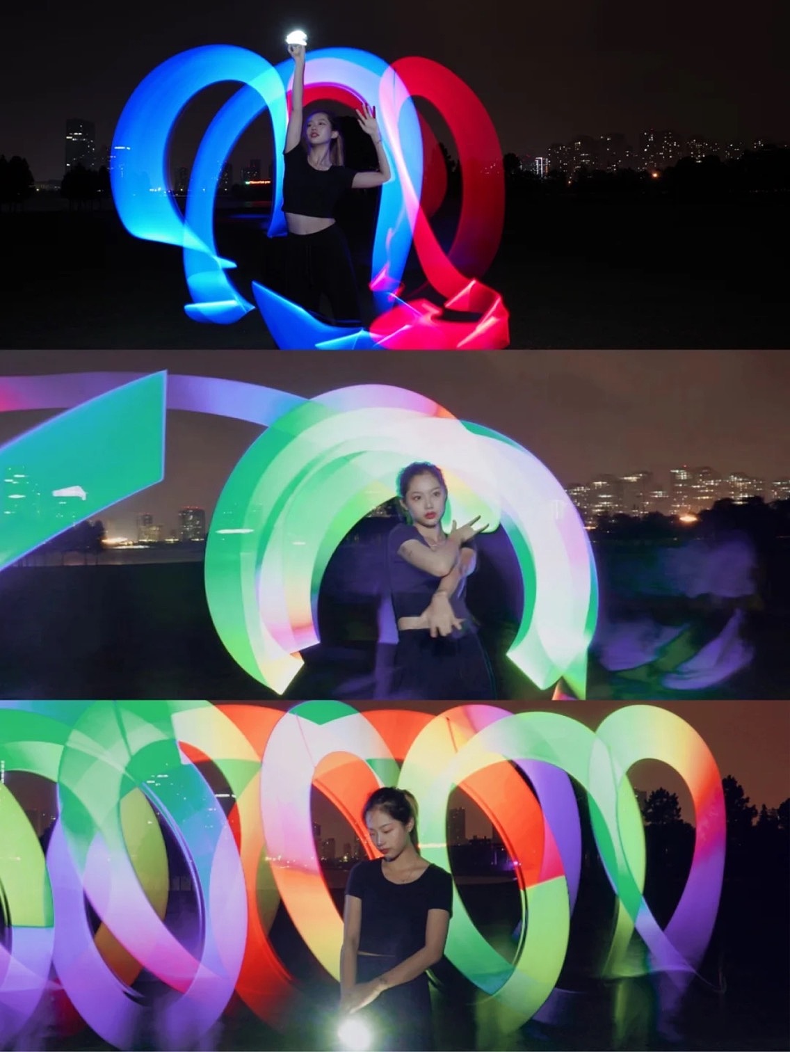 创意光绘互动/光影绘画/创意装置