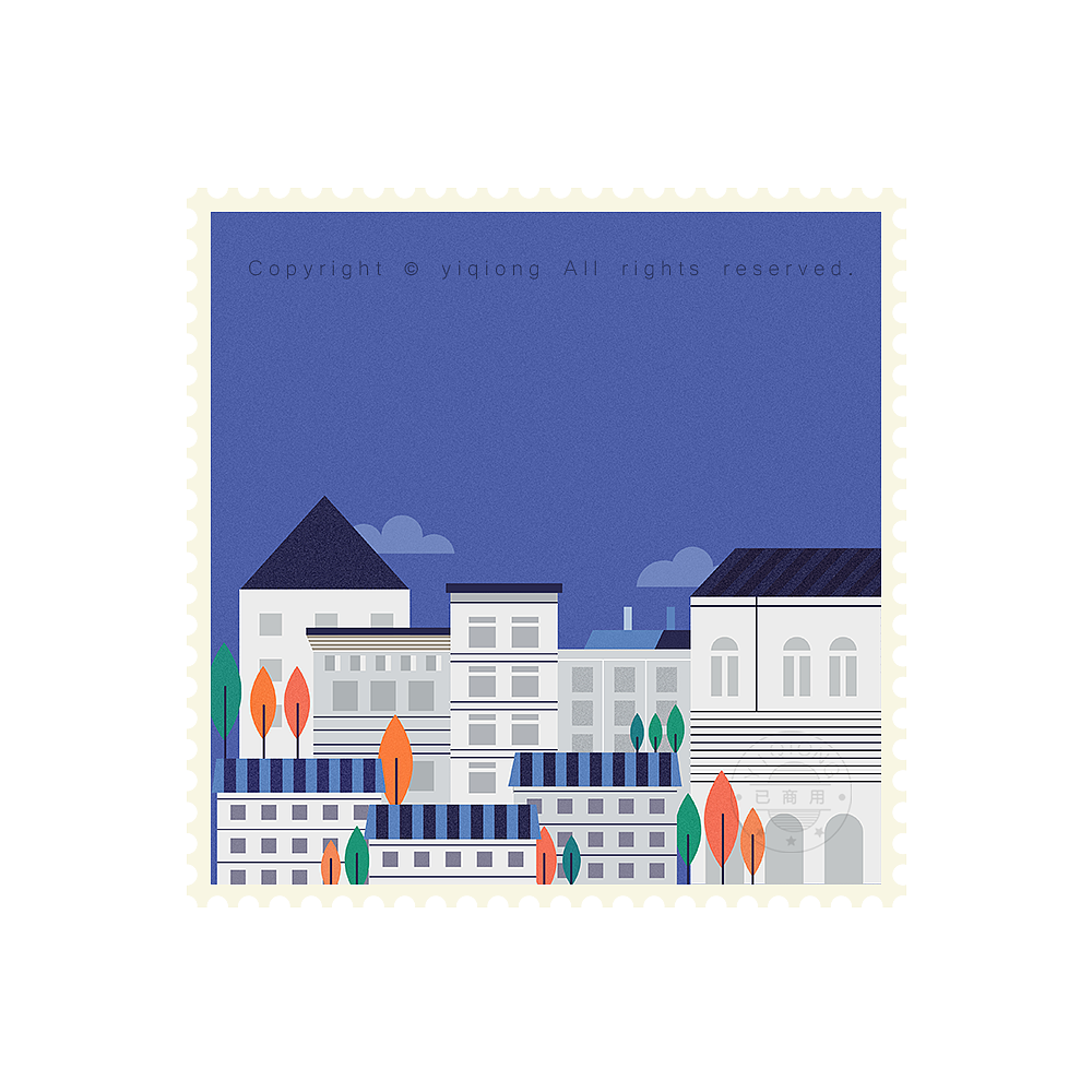 2020宾得利眼镜品牌宣传插画