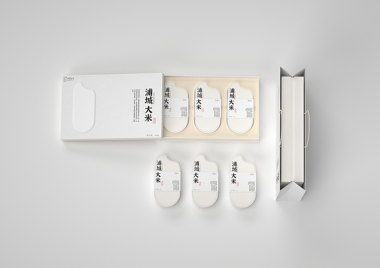 农产品礼盒设计/大米包装设计(图ZMzE0MzA5OTM2) - 包装 - 站酷设计师THRE3原创素材 - 站酷ZCOOL