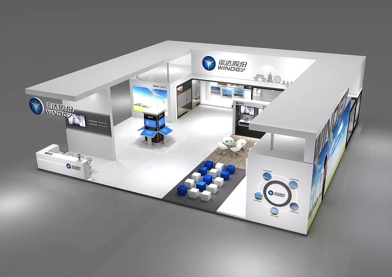 集团企业展位展会展台展览工装家装快闪店3d效果图设计（图ZMjA3MDQ2ODcy） - 其他三维 - 站酷设计师思海设计原创素材 - 站酷ZCOOL