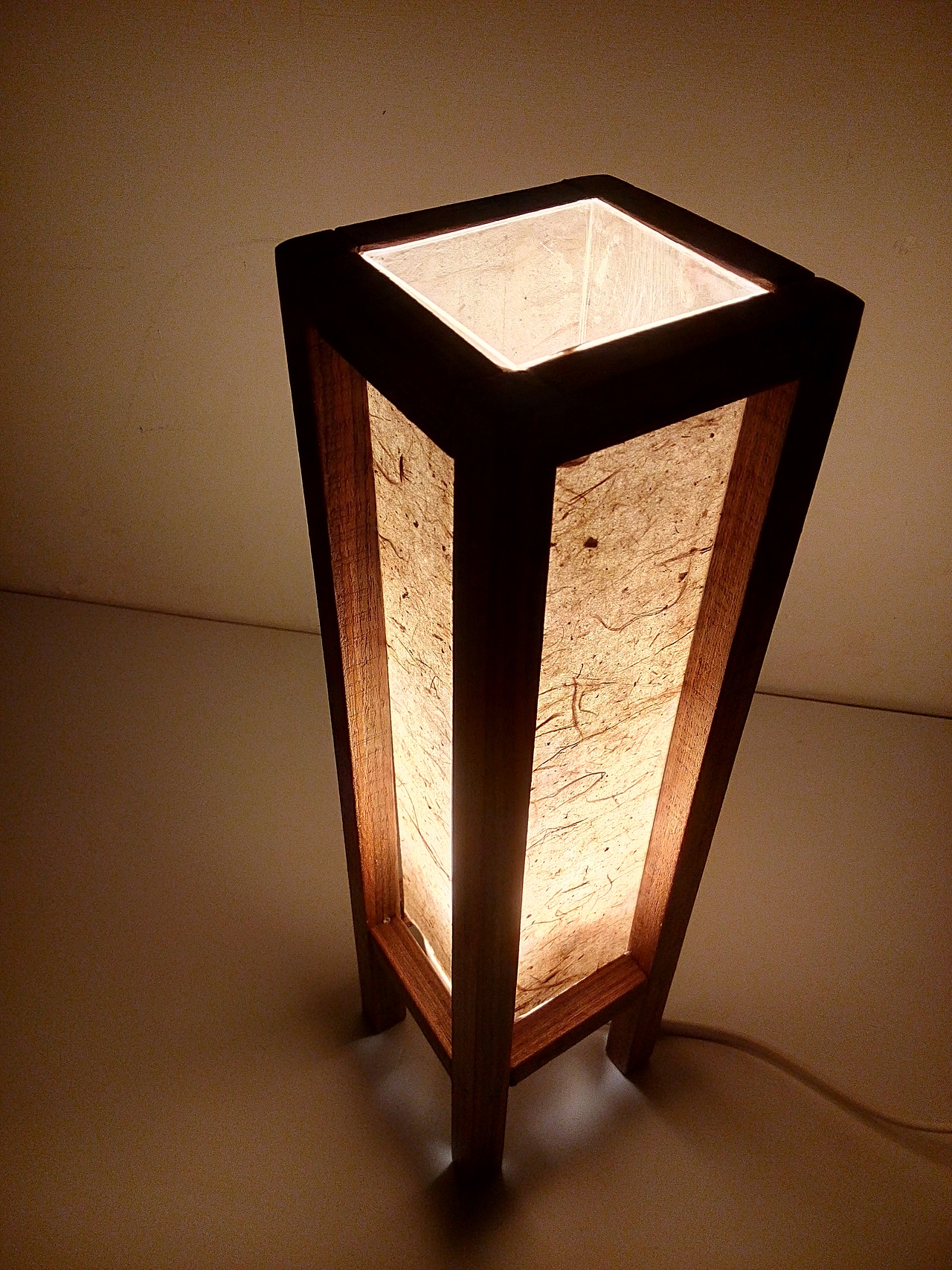 榫卯台灯木台灯