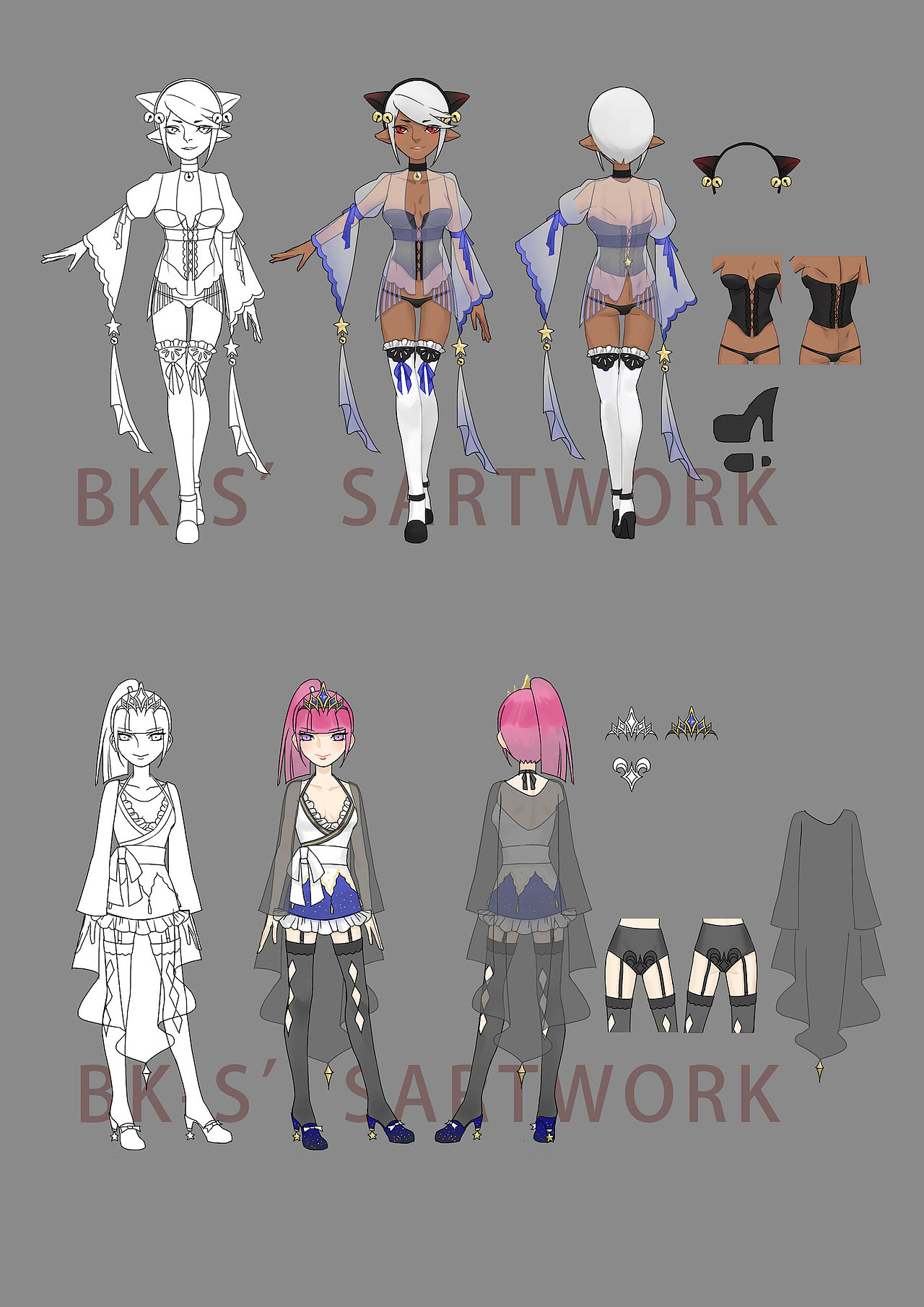 2013-2017龙之谷服装设计存档