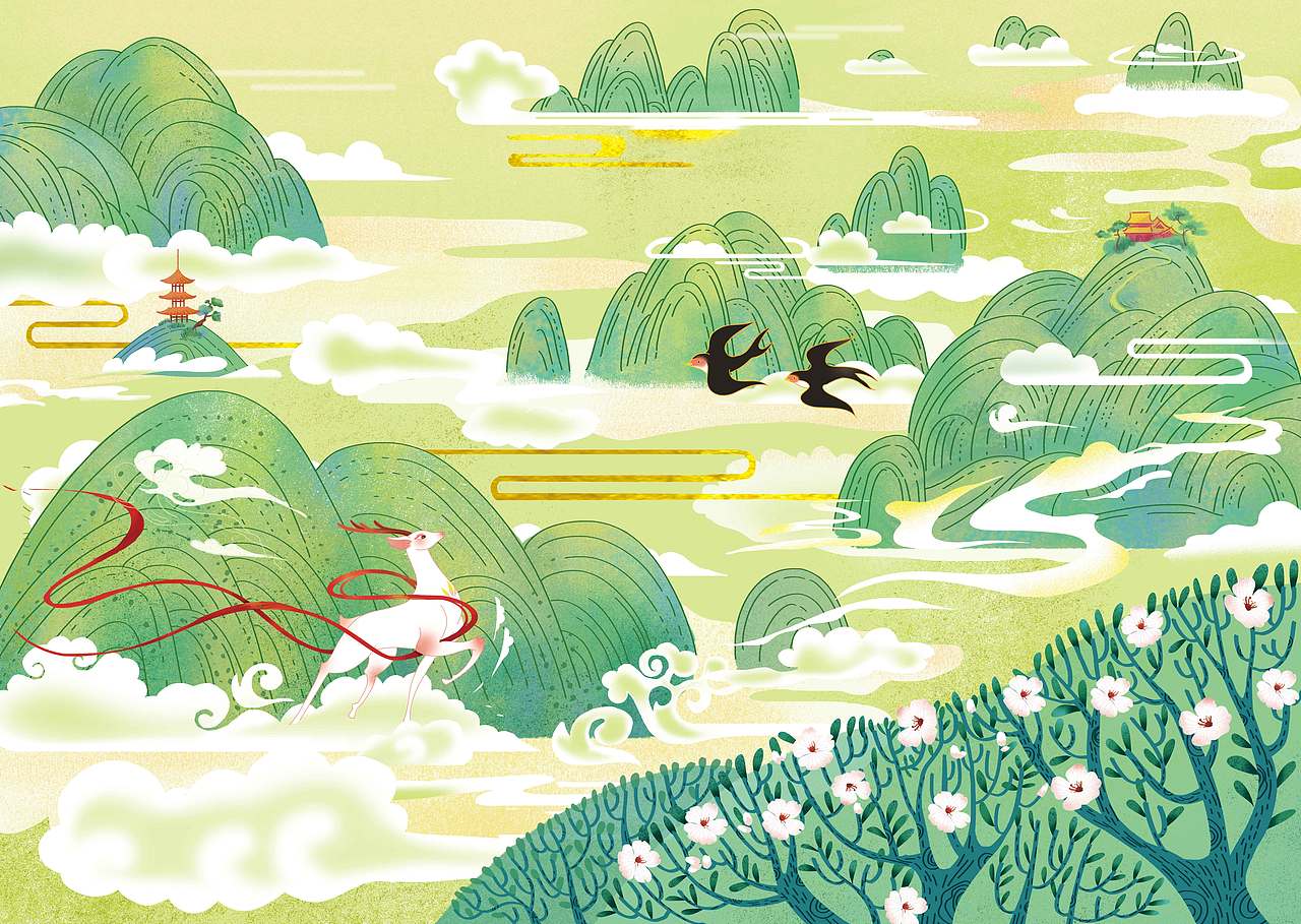 #地球守卫者#我爱绿色（图ZMjc4MTk0NzUy） - 商业插画 - 站酷设计师王笑笑Lucky原创素材 - 站酷ZCOOL