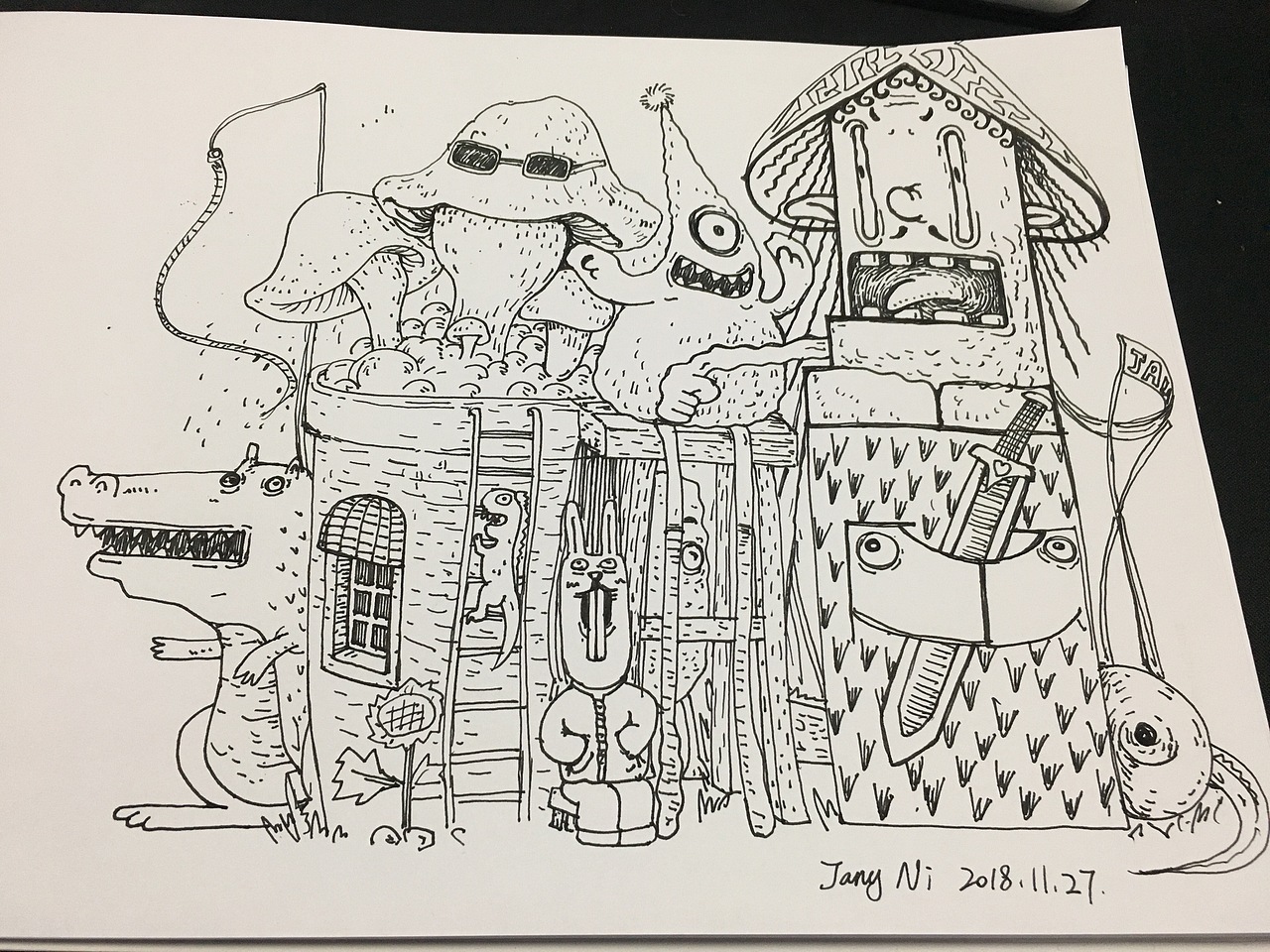 一些小涂鸦（图ZMTM5MzE3MzQ4） - 艺术插画 - 站酷设计师四美泥原创素材 - 站酷ZCOOL