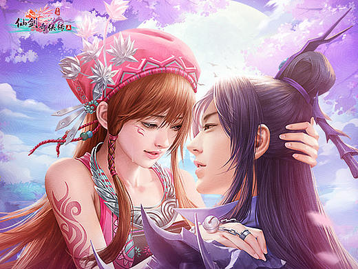 仙剑奇侠传五（个人主页-ZNDkzOTYwNjA=） - 宣传物料 - 站酷设计师灵云猴原创素材 - 站酷ZCOOL