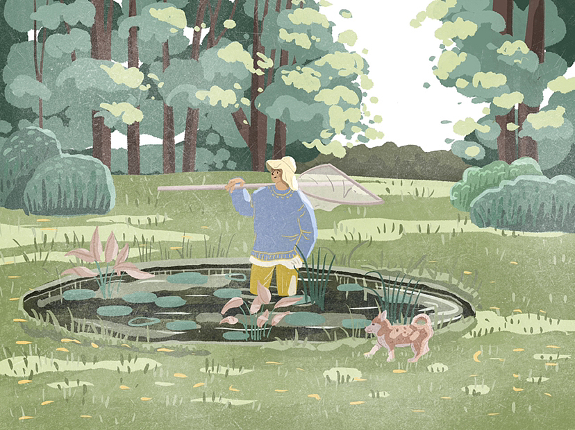 春日光影系列作品（图ZMzM0NTgxNjAw） - 艺术插画 - 站酷设计师车厘子Q原创素材 - 站酷ZCOOL