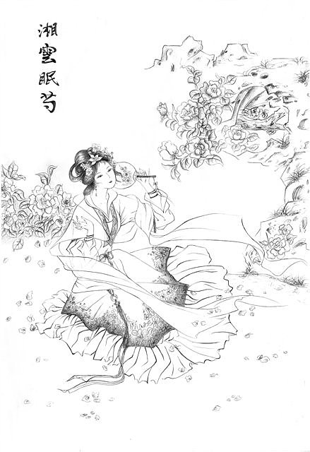 n年前临摹的[红楼梦]