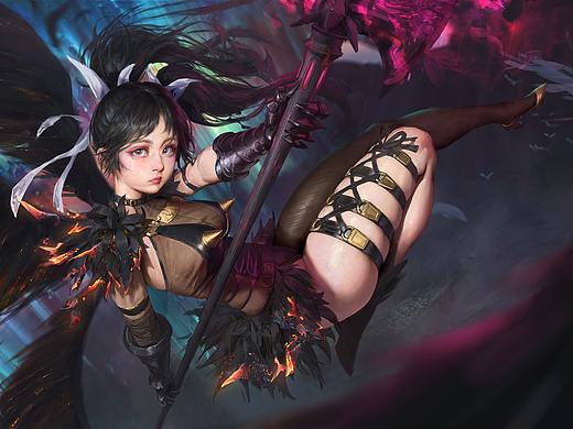 堕天使少女