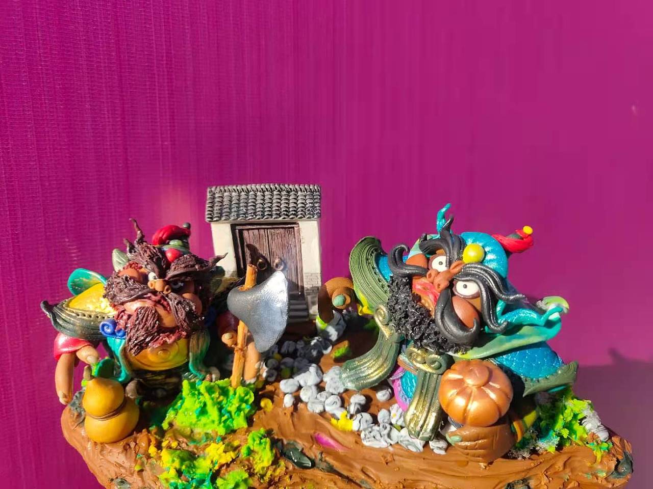 七厘米小门神|手工艺|手办/模玩|因啊而生 - 原创作品 - 站酷 (zcool)