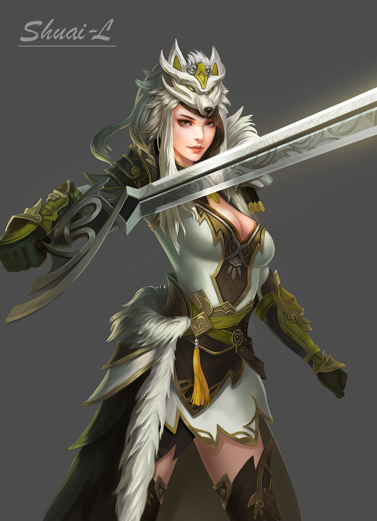 角色立绘3|插画|游戏原画|我炸毛了丶_原创作品-站酷zcool