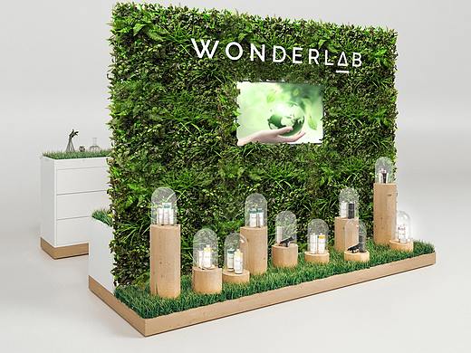 化妆品陈列柜设计效果图