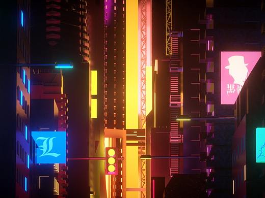 城市夜晚（個(gè)人主頁-ZMzc3NTA4MTY=） - 場(chǎng)景 - 站酷設(shè)計(jì)師怪力口袋原創(chuàng)素材 - 站酷ZCOOL