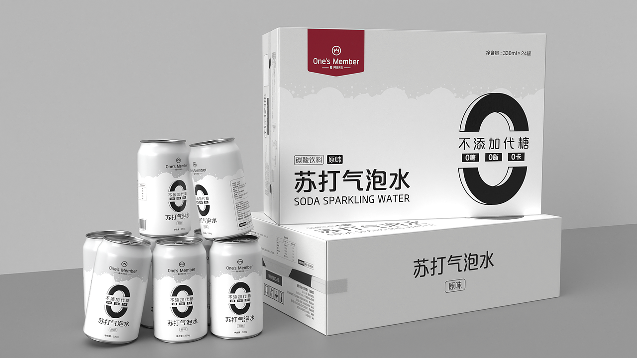 京东一号会员店 | 苏打气泡水项目 | 包装设计