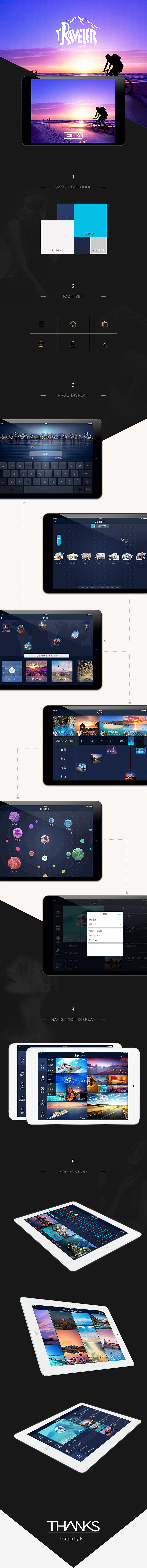 Travel 旅游类 iPad端（图ZNDA0NjQ2MjQ=） - APP界面 - 站酷设计师小迪哒哒原创素材 - 站酷ZCOOL