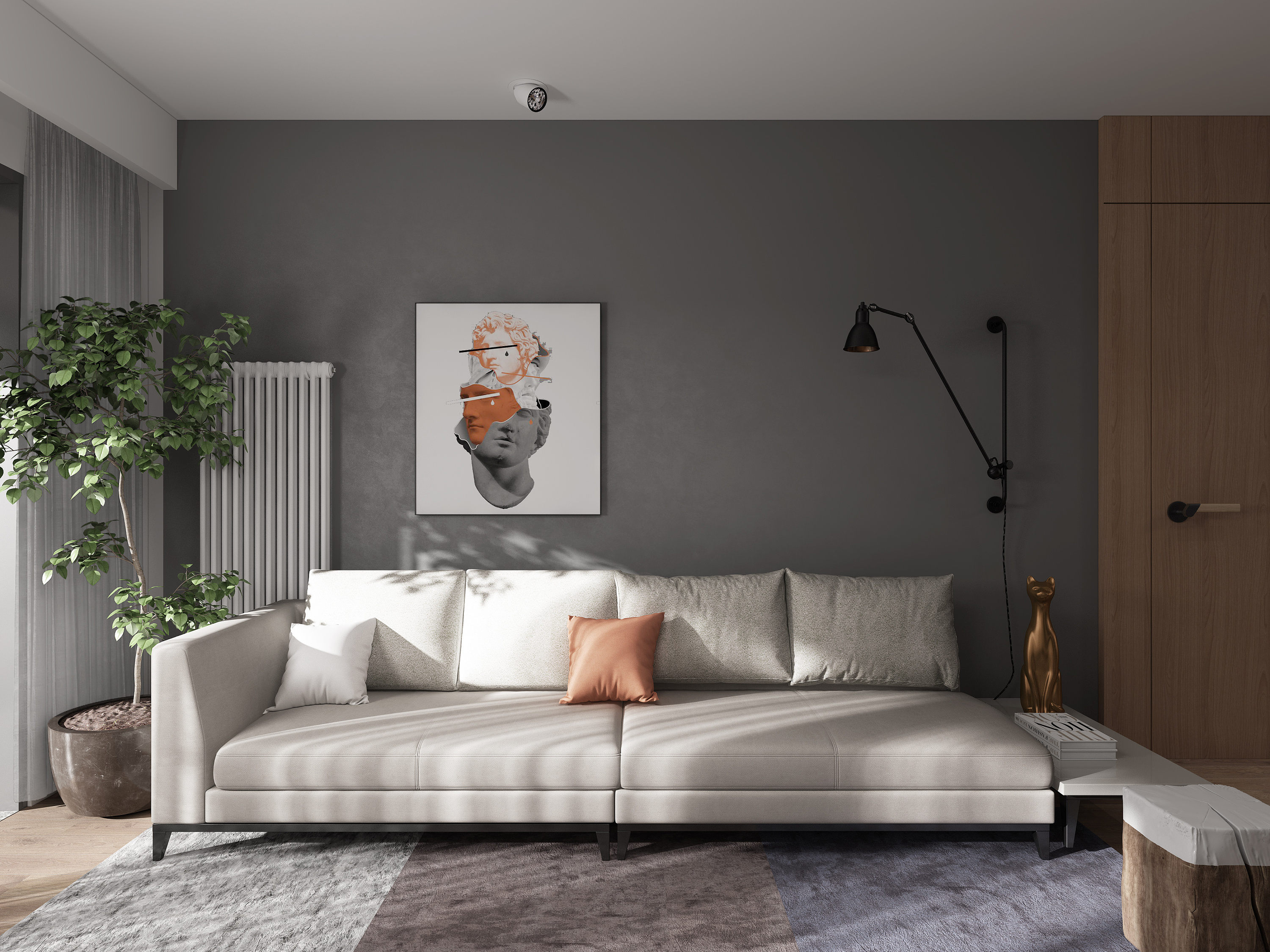 香悦澜山现代家居室内表现