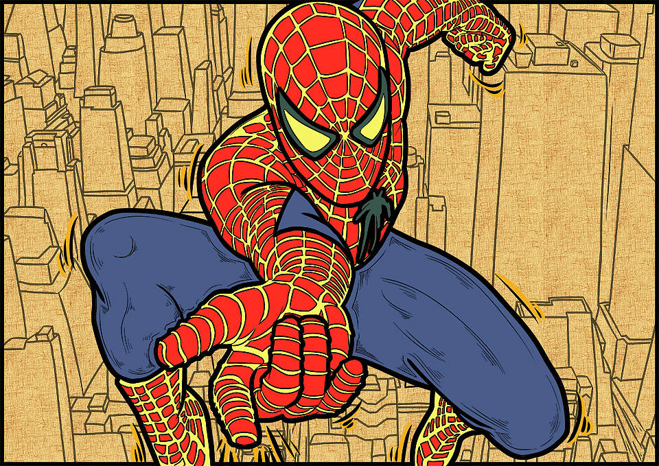 Spider Man（圖ZODg5MDY0ODQ=） - 商業(yè)插畫 - 站酷設(shè)計(jì)師丟東西大王原創(chuàng)素材 - 站酷ZCOOL
