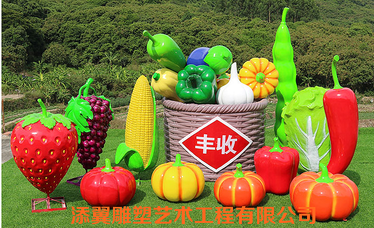 乡村振兴战略部署景观玻璃钢蔬果玉米茄子雕塑发扬光大（图ZMjYyMzQyODQw） - 雕塑 - 站酷设计师添翼雕塑何小姐原创素材 - 站酷ZCOOL