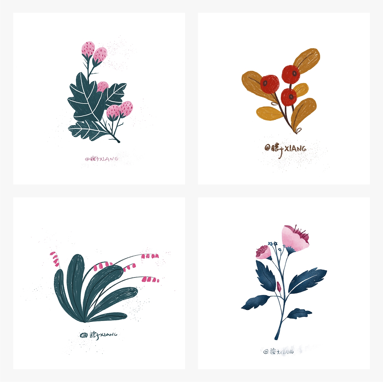 3-4月|插画小结（图ZMTU3MzQyNTUy） - 创作习作 - 站酷设计师香菜不吃香菜_原创素材 - 站酷ZCOOL