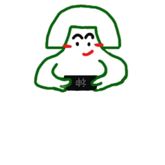 微信表情：小绿人