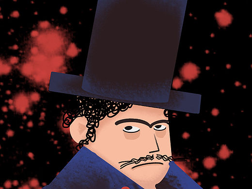 100天自学插画🔥/03是个杀手🥷|原创插画