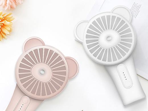 手持喷雾彩灯小风扇详情页