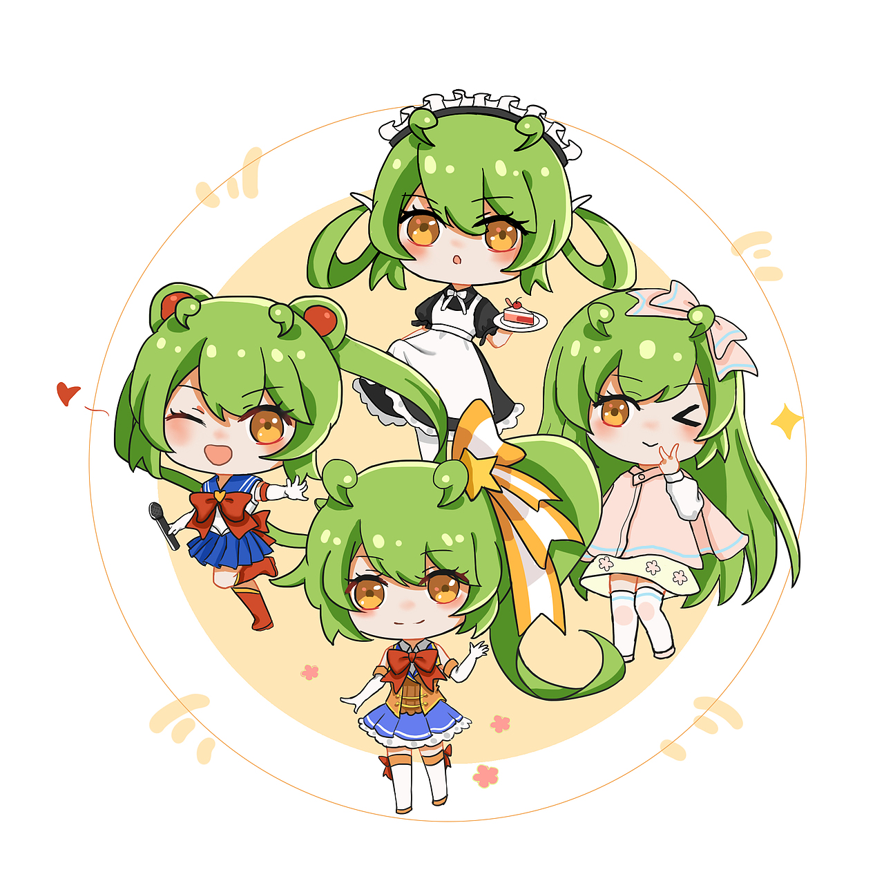 可爱即正义,画师笔下的虫娘萌化了老夫的少女心