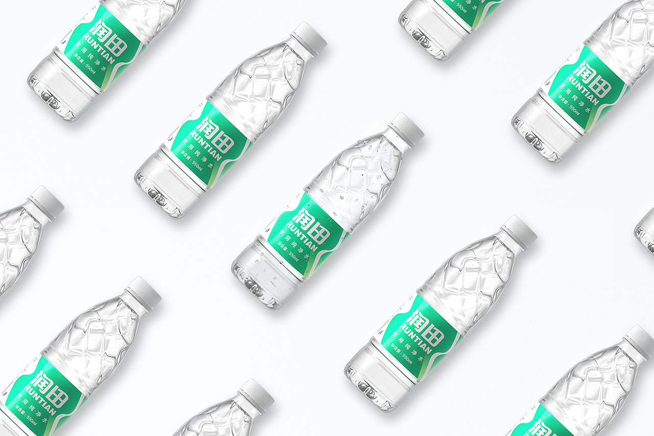 润田纯净水矿泉水品牌包装升级