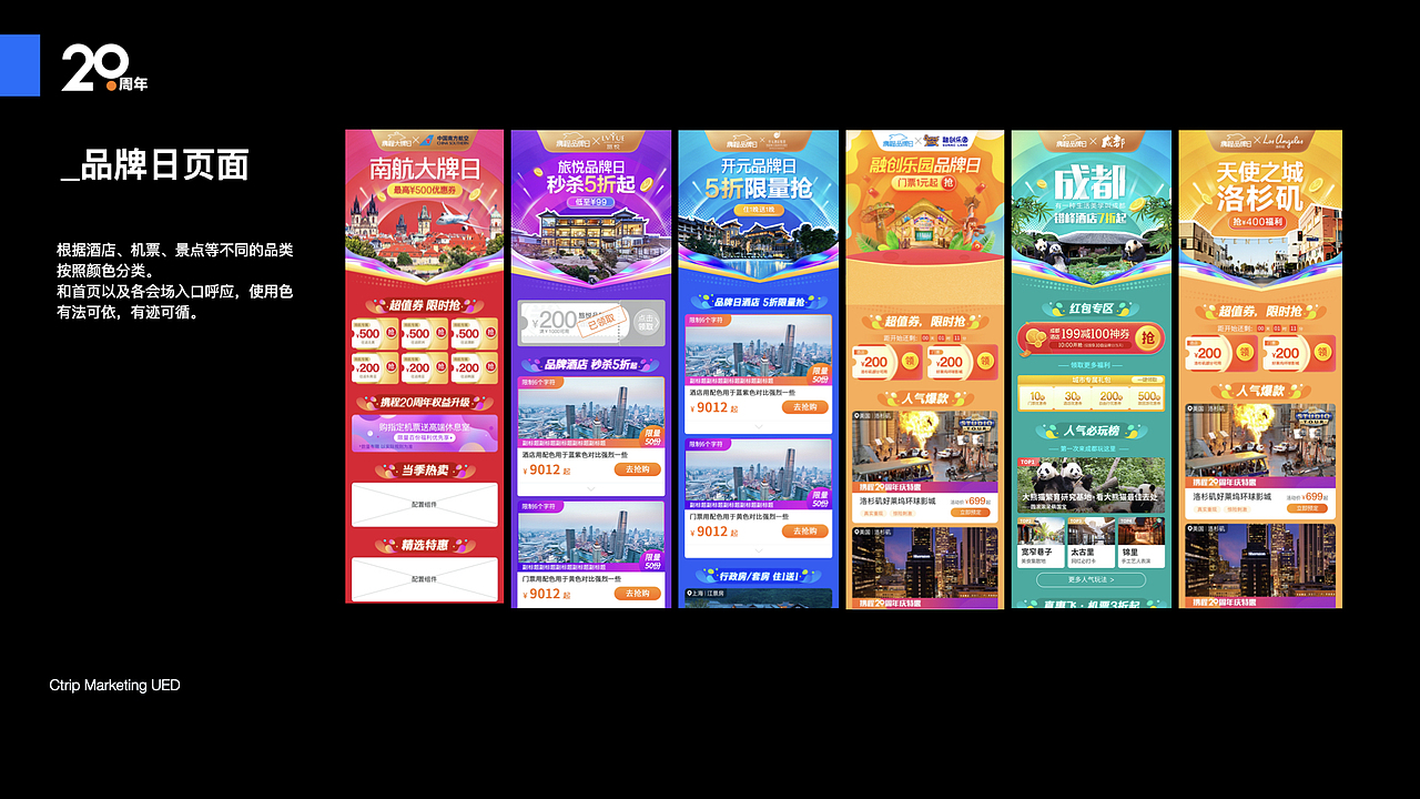 [2019攜程]20周年項目一期視覺回顧（圖ZMjE5NTA1Njk2） - PPT/Keynote - 站酷設計師葉老綿原創(chuàng)素材 - 站酷ZCOOL