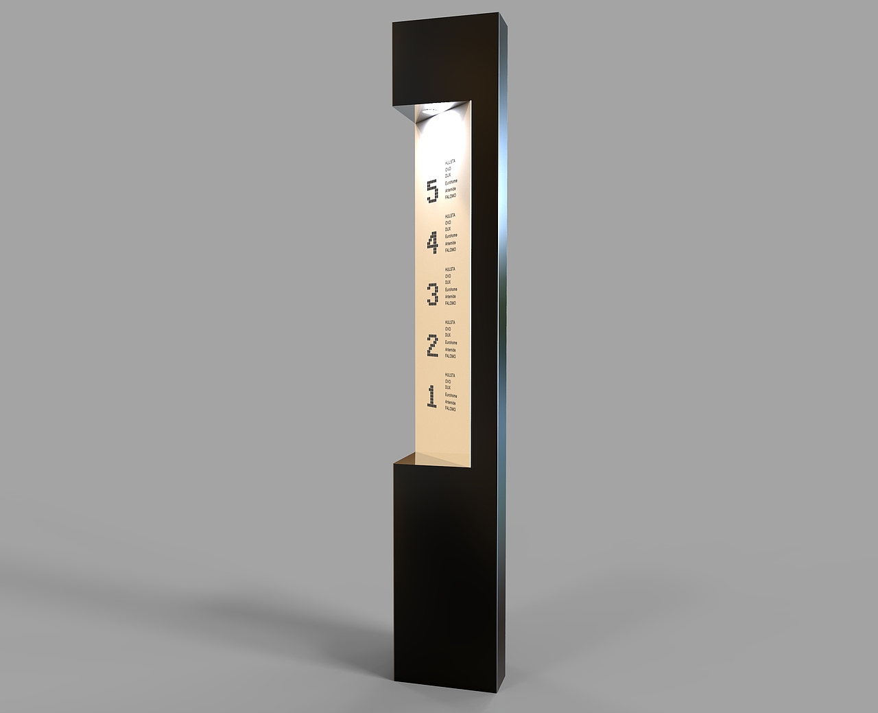 清理硬盘系列-以前做的单体导视设计