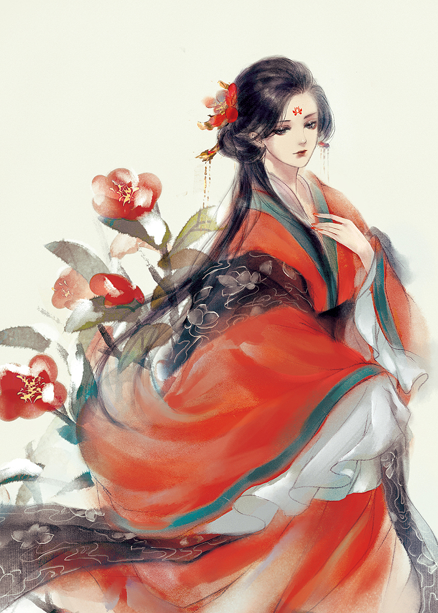 花想容（图ZMTA3NzgwNTYw） - 商业插画 - 站酷设计师壳中蝎原创素材 - 站酷ZCOOL