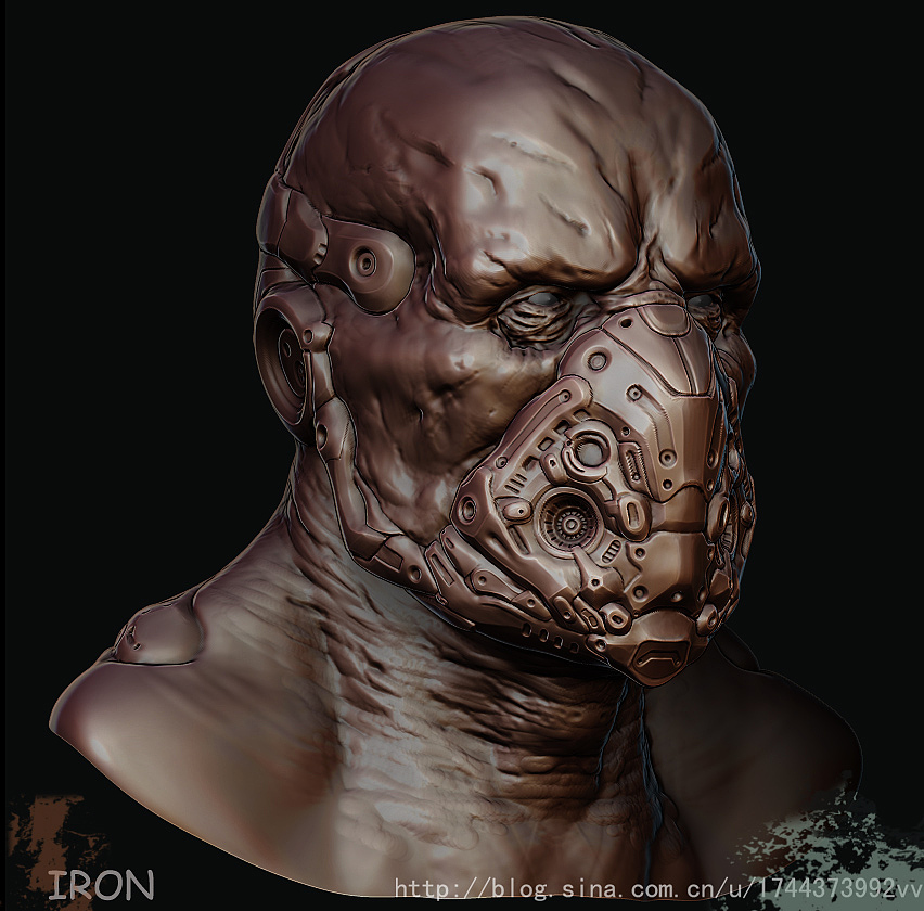 一个头部练习（半原创）（图ZMzE3ODEzMg==） - 人物/生物 - 站酷设计师iron1985原创素材 - 站酷ZCOOL