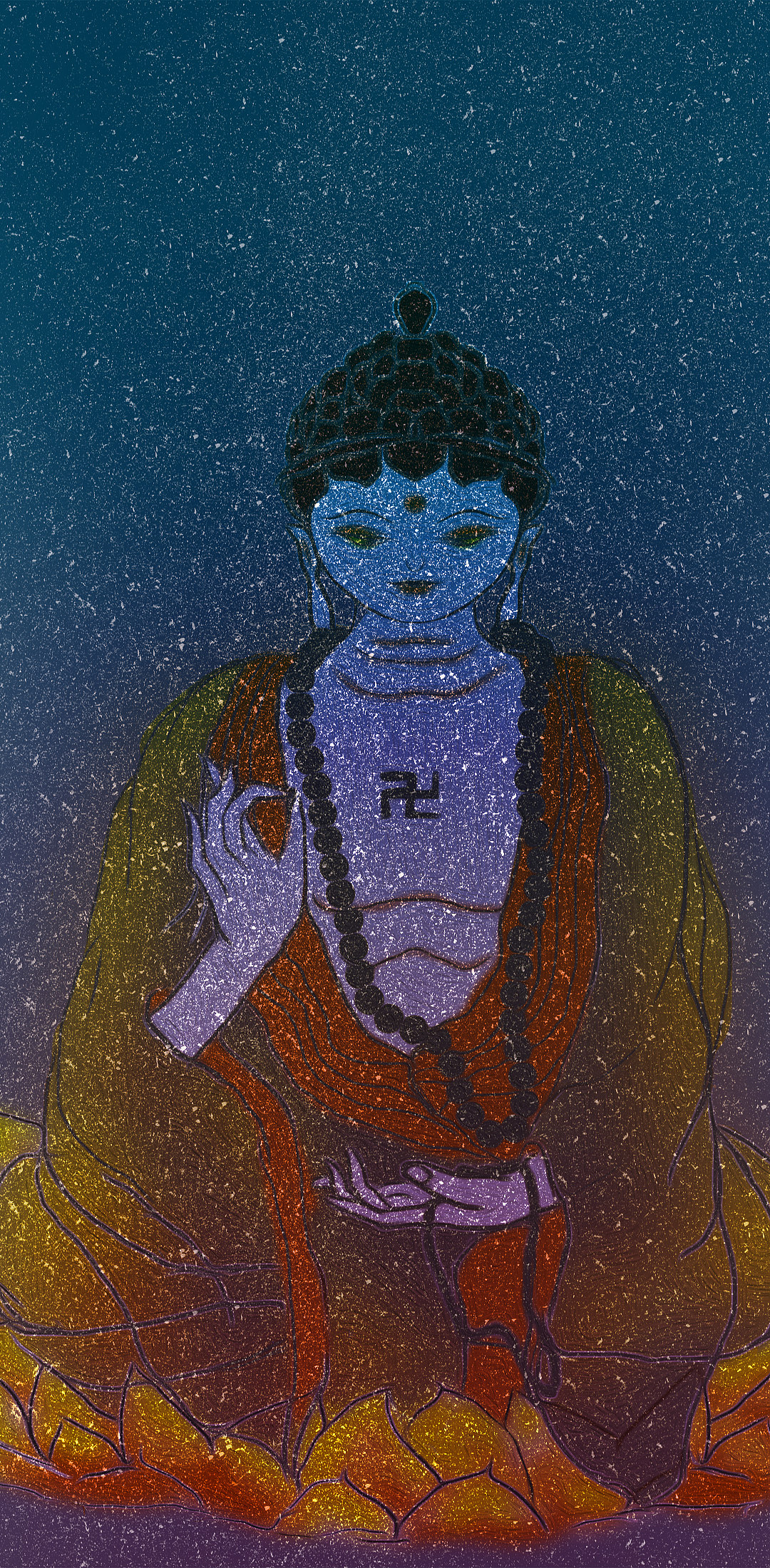 佛|插画|创作习作|玉霄神_原创作品-站酷zcool