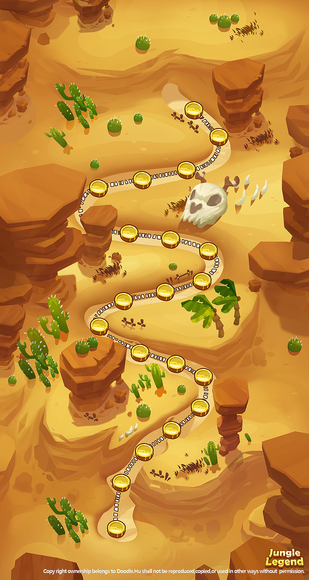 丛林捉妖记（国内）；Jungle legend（Google play）——世界地图场景（图ZNjY4NzkzMjg=） - 游戏原画 - 站酷设计师Doodle_Hu原创素材 - 站酷ZCOOL