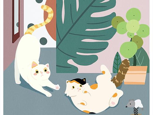 兩只小可愛（個人主頁-ZNDY0ODU4NTY=） - 創(chuàng)作習作 - 站酷設計師兔牙軟原創(chuàng)素材 - 站酷ZCOOL