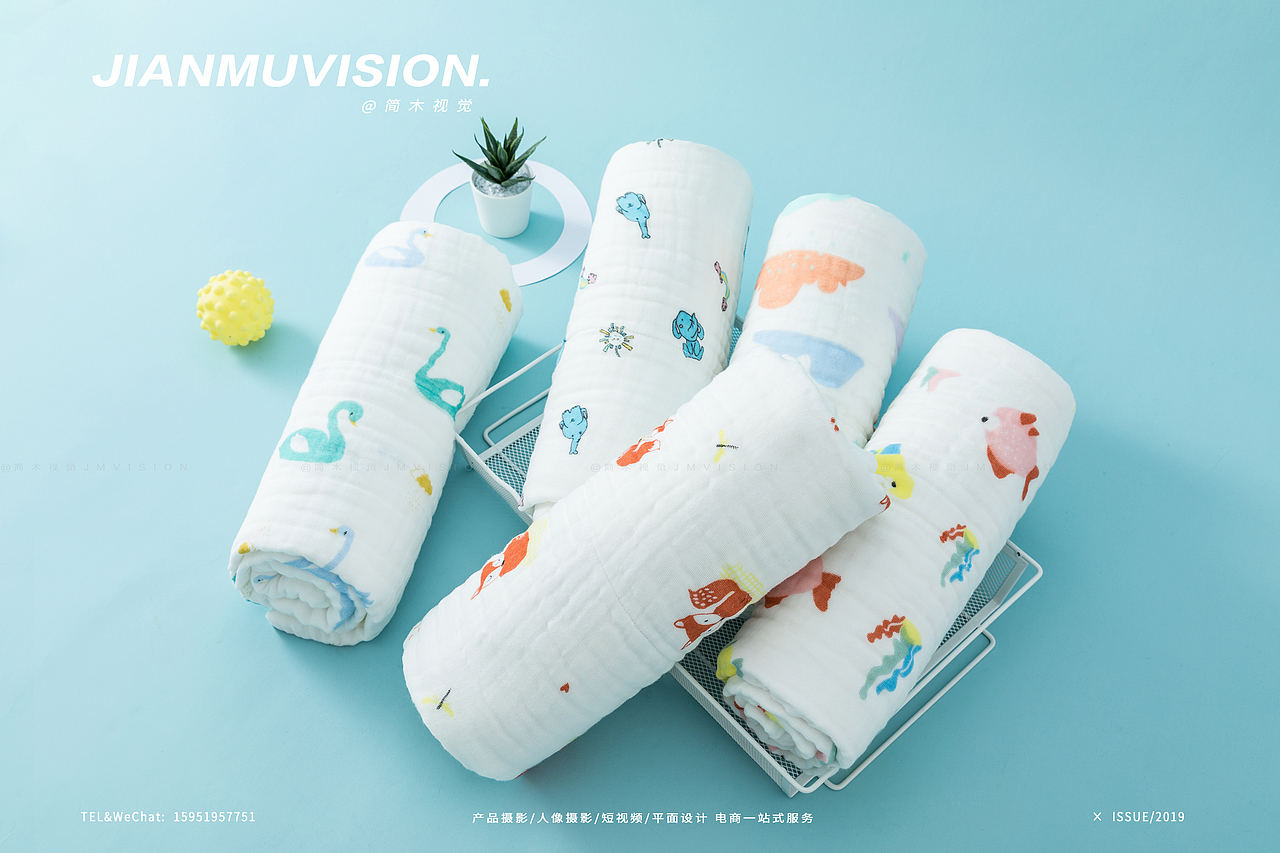 婴儿浴巾摄影丨简木视觉 × 母婴用品抱被 产品拍摄（图ZMTY0NjY3MTAw） - 产品摄影 - 站酷设计师简木视觉原创素材 - 站酷ZCOOL