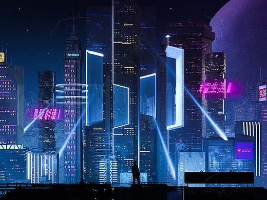 漫游2077（個人主頁-ZNDc1MDMyNzY=） - 海報 - 站酷設(shè)計師KieranZ原創(chuàng)素材 - 站酷ZCOOL