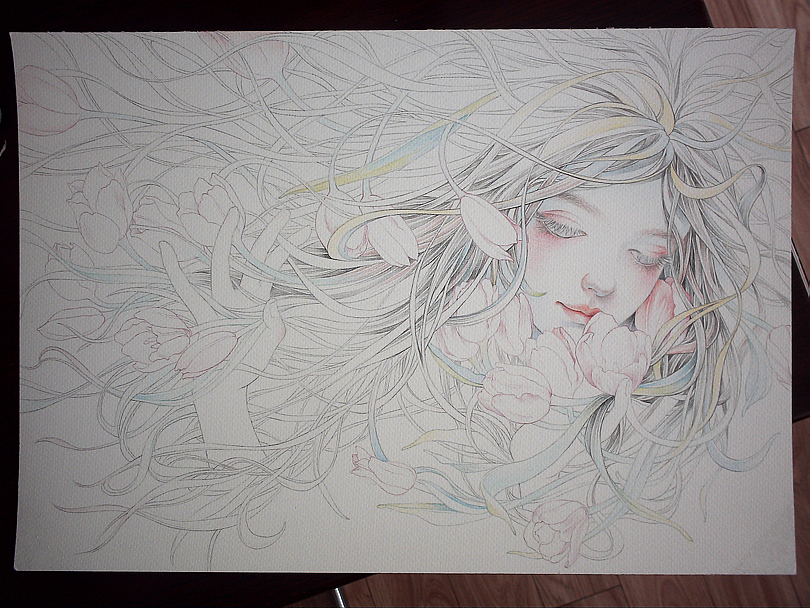 郁金香（图ZNzgyNTY1Njg=） - 绘画 - 站酷设计师kekebaby原创素材 - 站酷ZCOOL