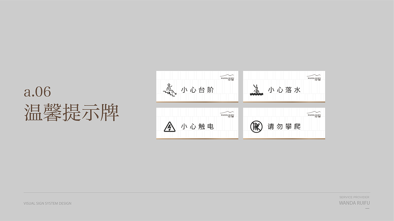 万达瑞府导视系统建议