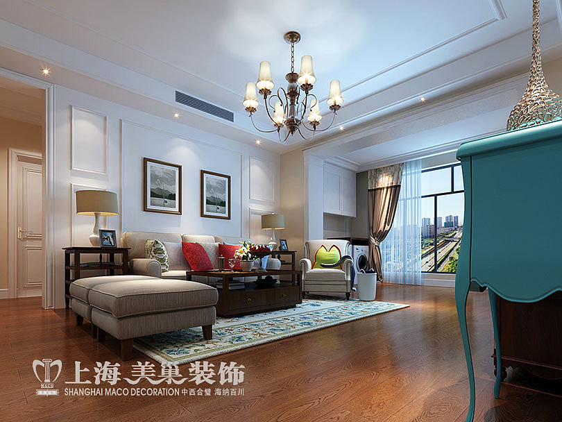 郑州东润泰和160平简约美式装修案例