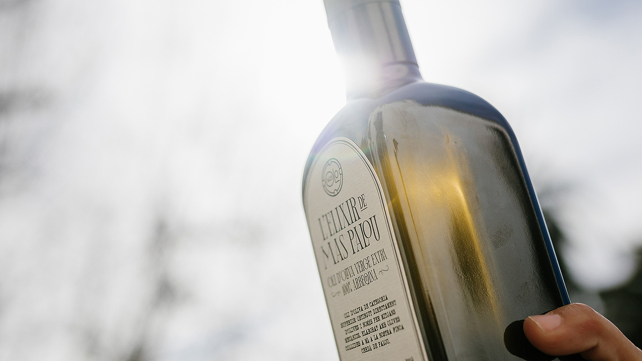 Mas Palou有机农场橄榄油包装设计