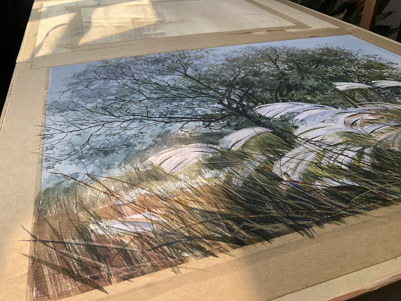 水彩风景——冬日的风声(又是无私奉献的高清步骤)