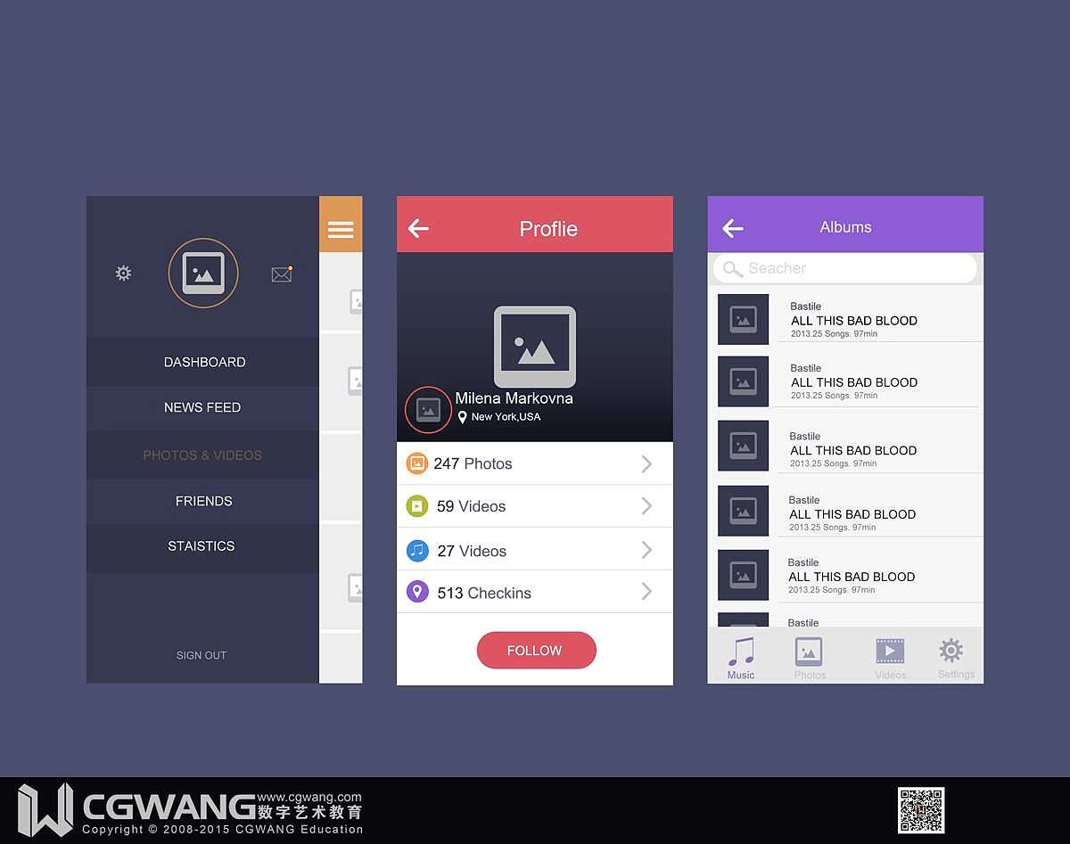 UI入门基础丨UI设计丨王氏教育学生UI作品（图ZMjE5ODAwNDEy） - 软件界面 - 站酷设计师CGWANG王氏教育原创素材 - 站酷ZCOOL