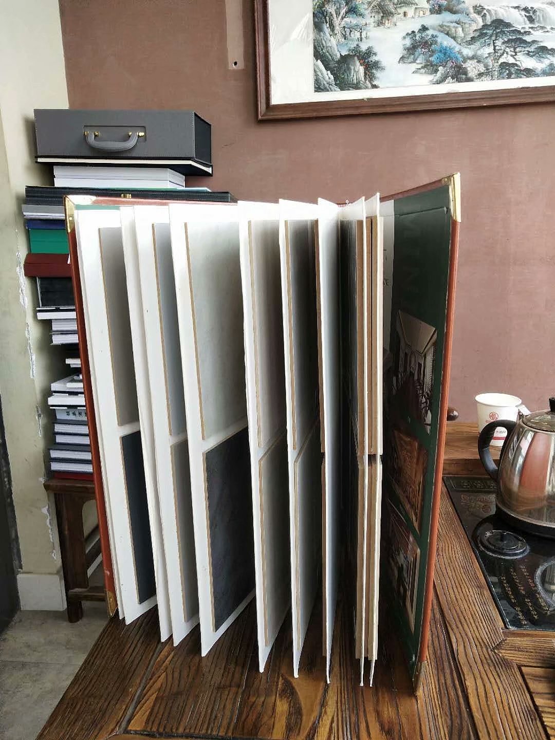 板材色卡本制作木门色卡本加工橱柜衣柜色板册生产