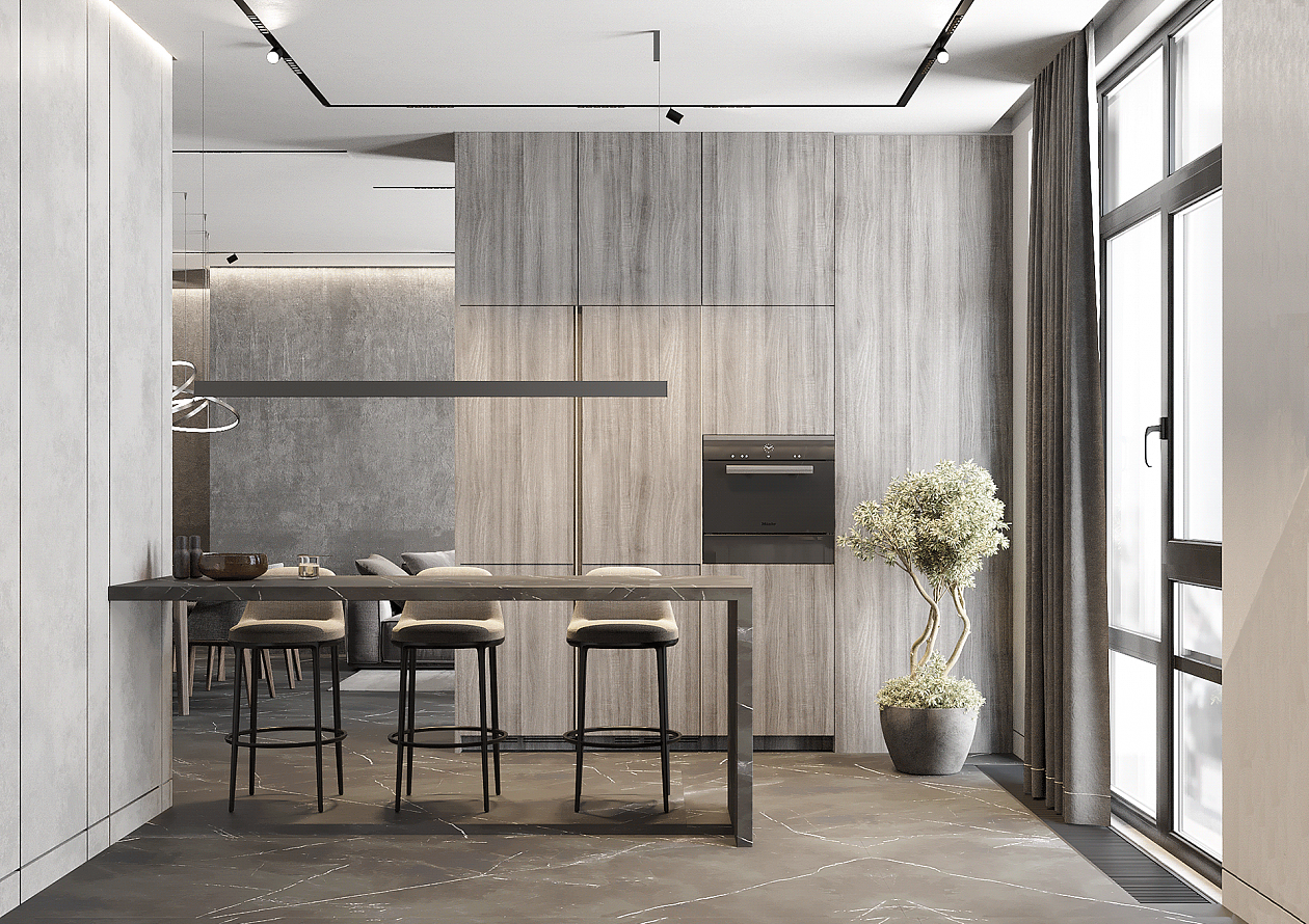 高级灰 水泥色的极致运用（图ZMjQ2NzY3NDA0） - 家装设计 - 站酷设计师小小冰8025原创素材 - 站酷ZCOOL