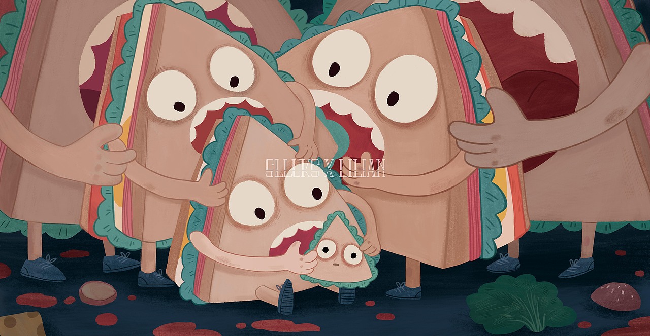 七月的绘本-SLLUKS梦想家系列（图ZMTcyNTkyMTg0） - 绘本 - 站酷设计师魔法少女莉莉安原创素材 - 站酷ZCOOL