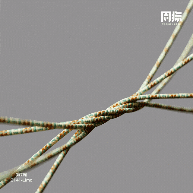 一周一练丨C4D2023绳子动力学（图ZMzI0MjMxMTQ4） - 动画/影视 - 站酷设计师不二何原创素材 - 站酷ZCOOL