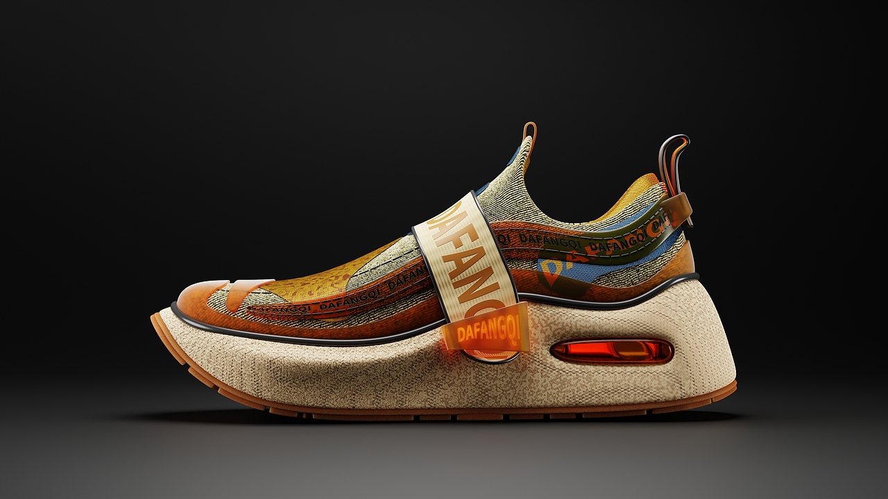 运动鞋建模材质练习